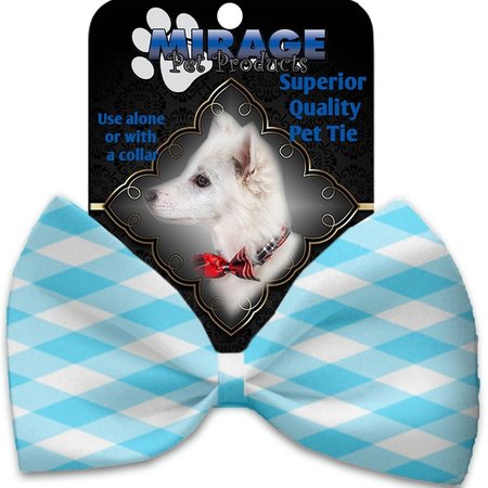 MIRAGE PET PRODUCTS Baby Blue Plaid Pet Bow Tie 1153-BT